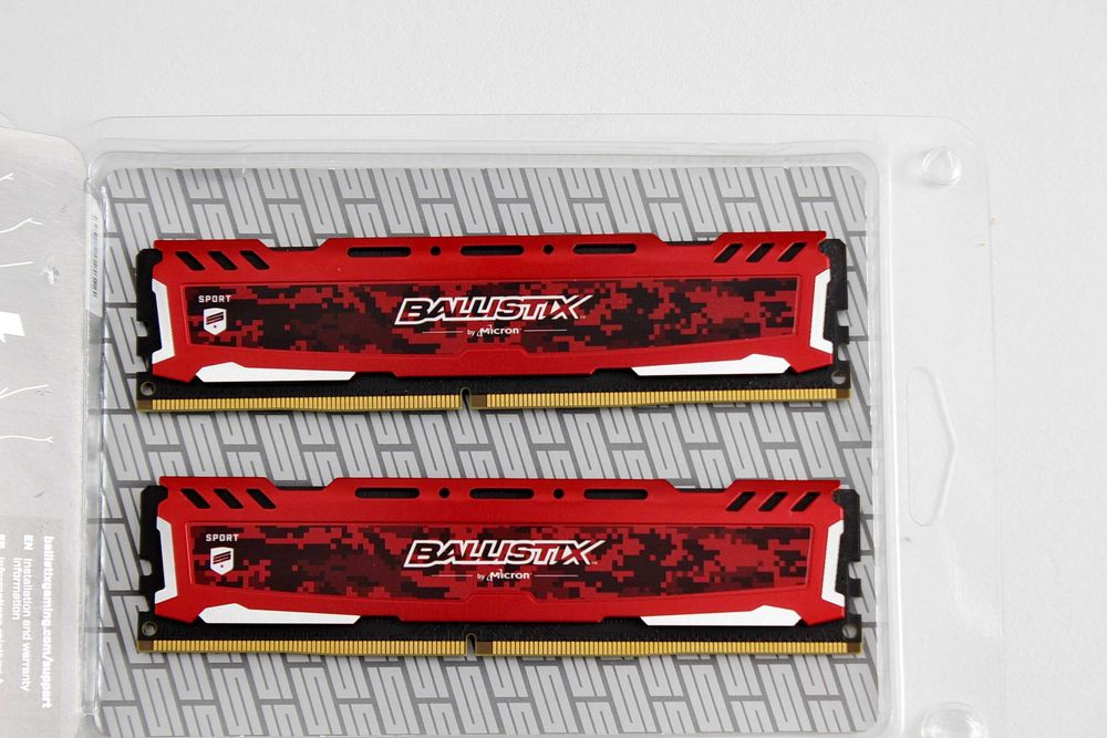 Memória RAM DDR4 16GB (2x8GB) Crucial