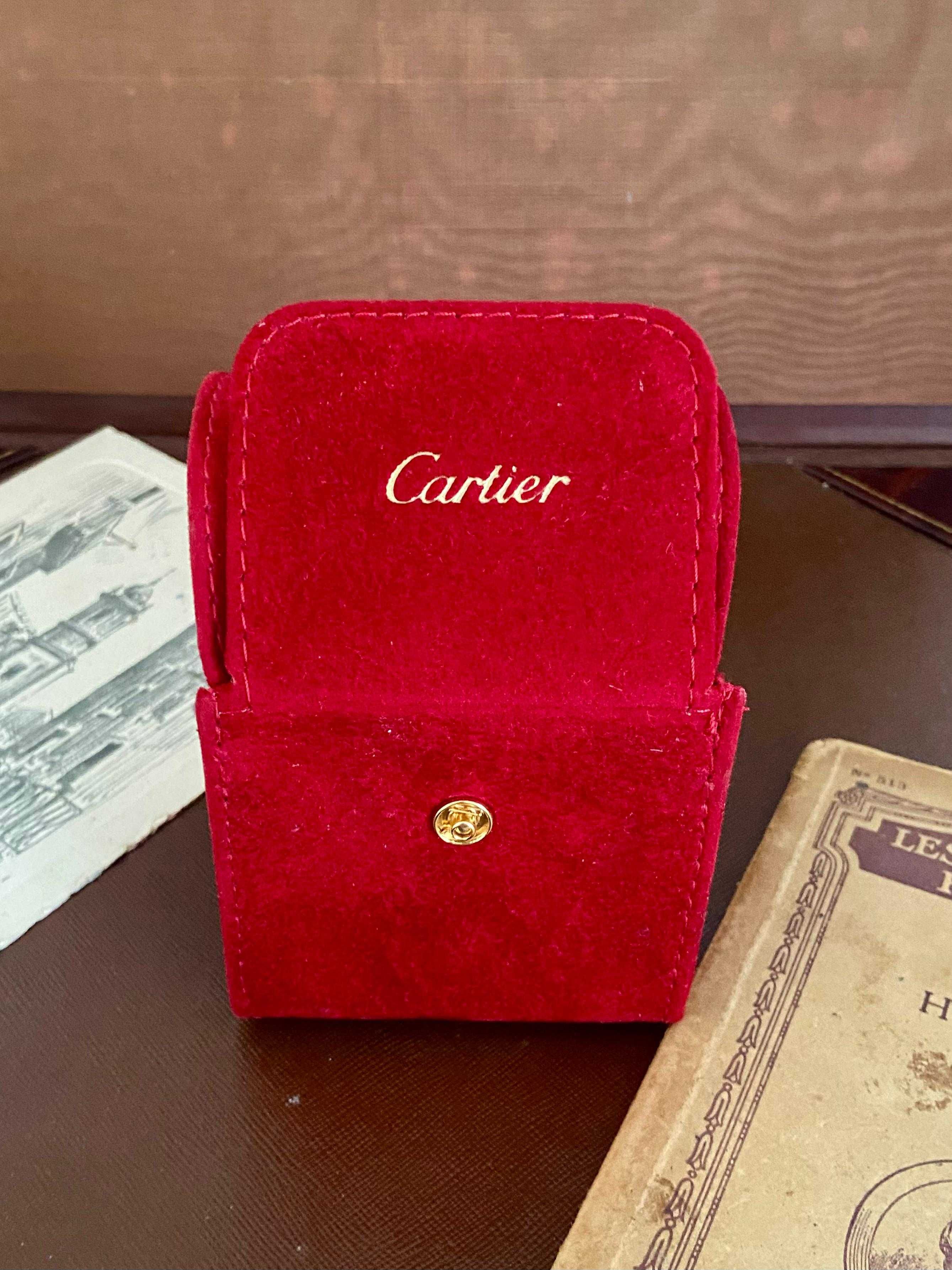 Caixa Cartier De Relógios Para Viagem em Veludo