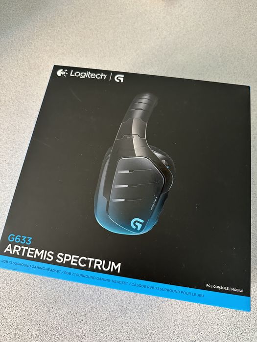 Auscultadores Logitech Artemis RGB como novos