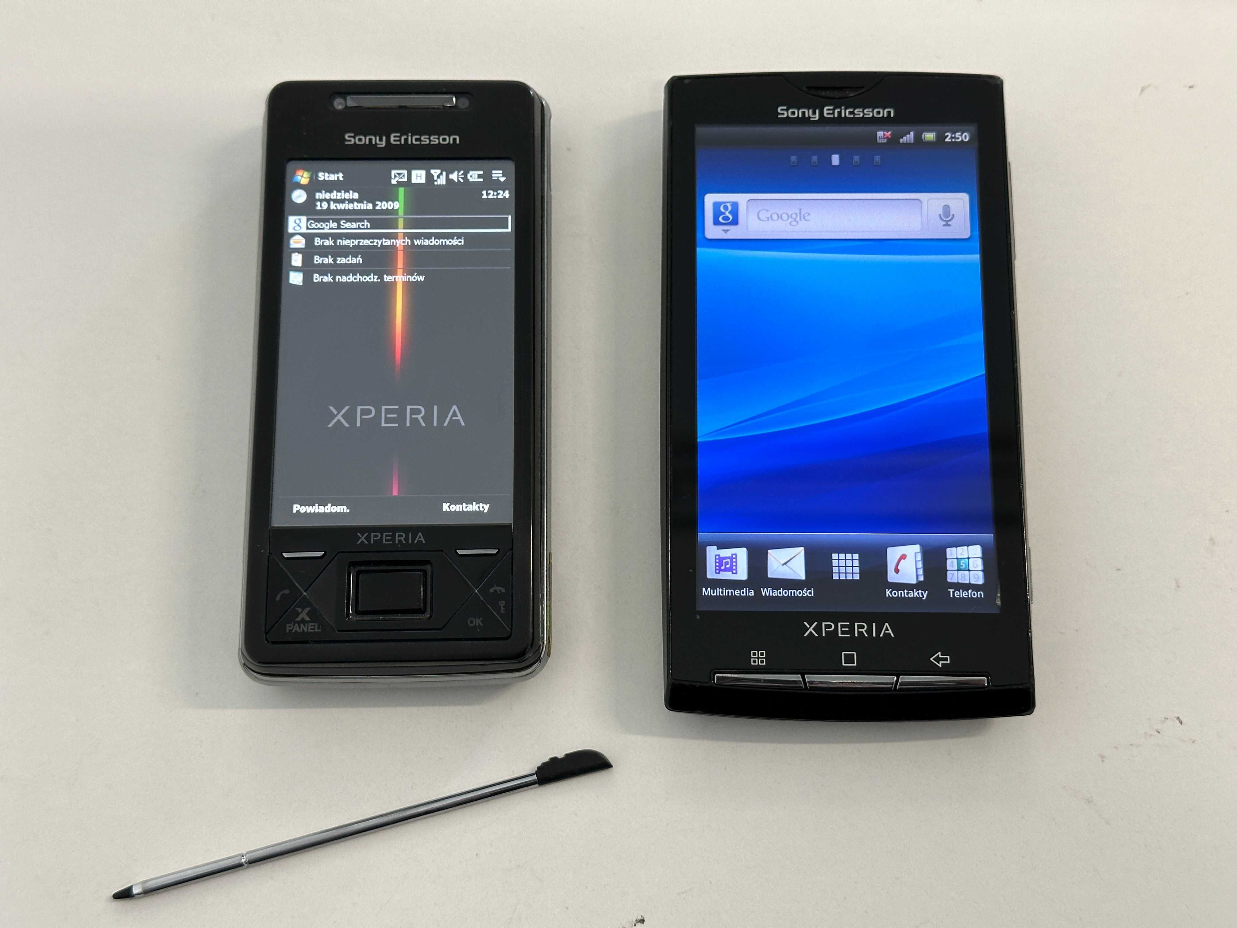 2x Sony Ericsson - Xperia X1 oraz X10 dla kolekcjonera, WARTO