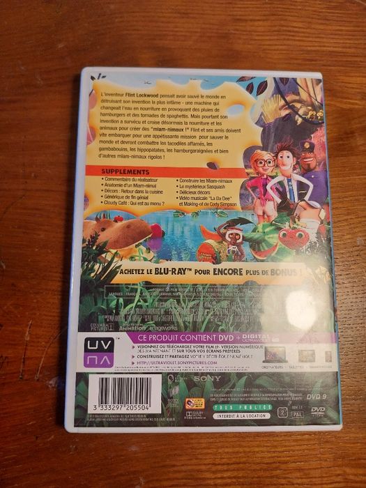 Chuva de almôndegas 2 DVD