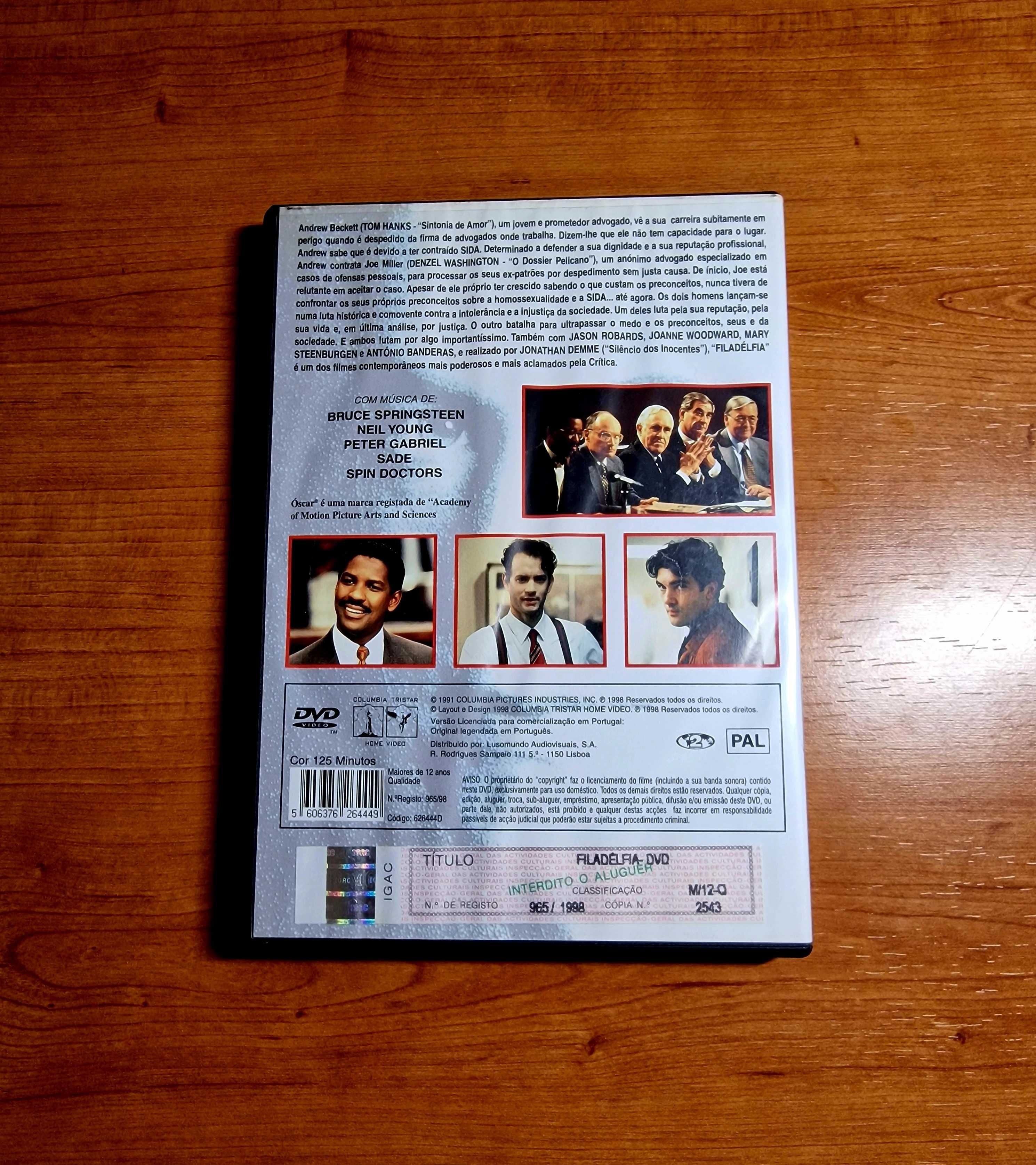 FILADÉLFIA (Tom Hanks/Denzel Washington/Antonio Banderas)