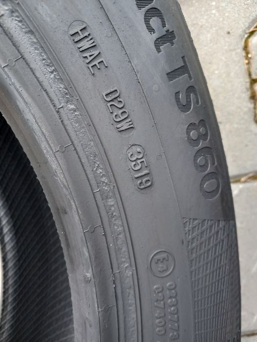 4x Opony Używane Zimowe 195/65R15 Continental