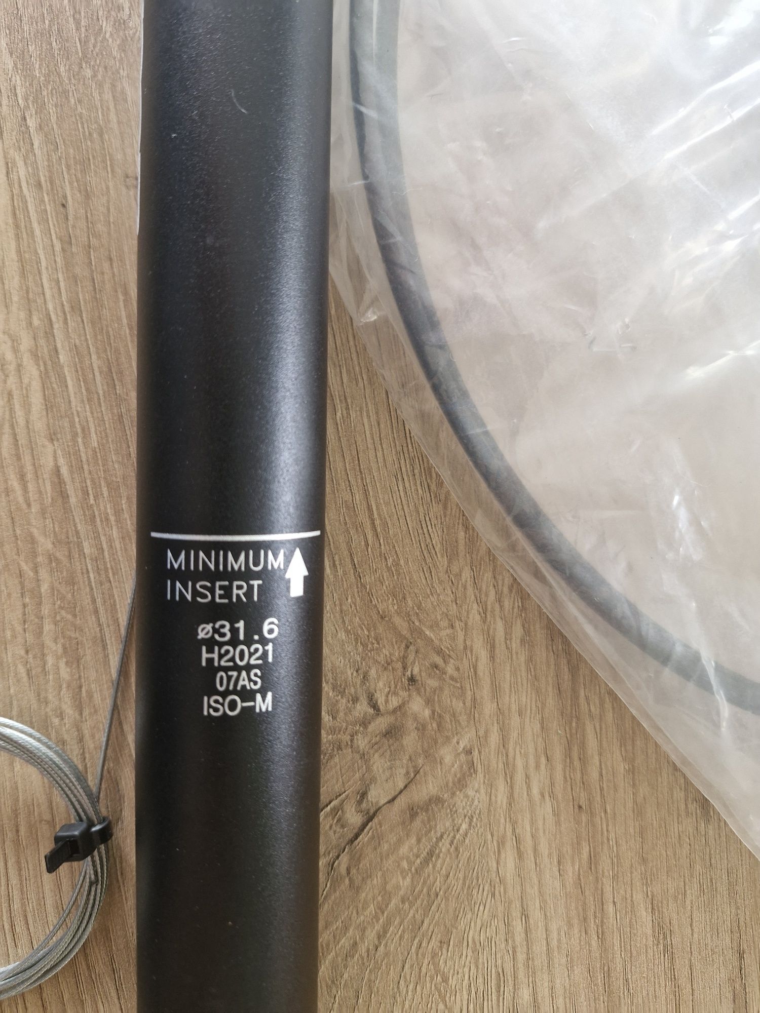 Wspornik regulowany Zoom 31.6 drop myk-myk z manetką