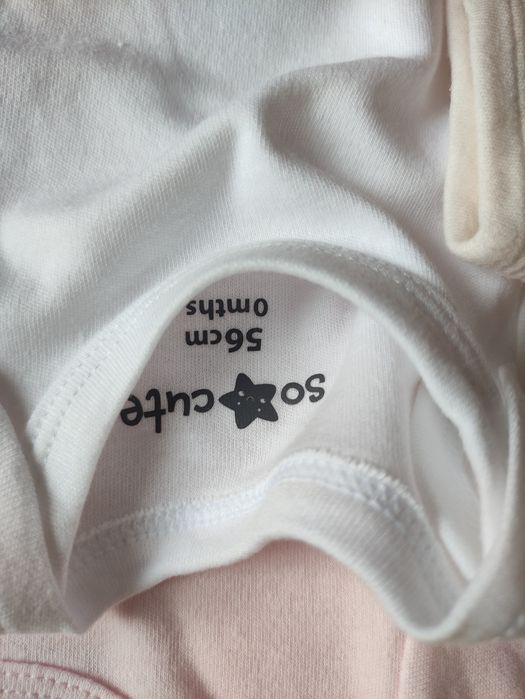 Body niemowlęce rozmiar 56 nowe