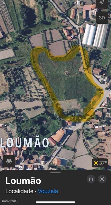 Terreno com viabilidade de construção em Queirã