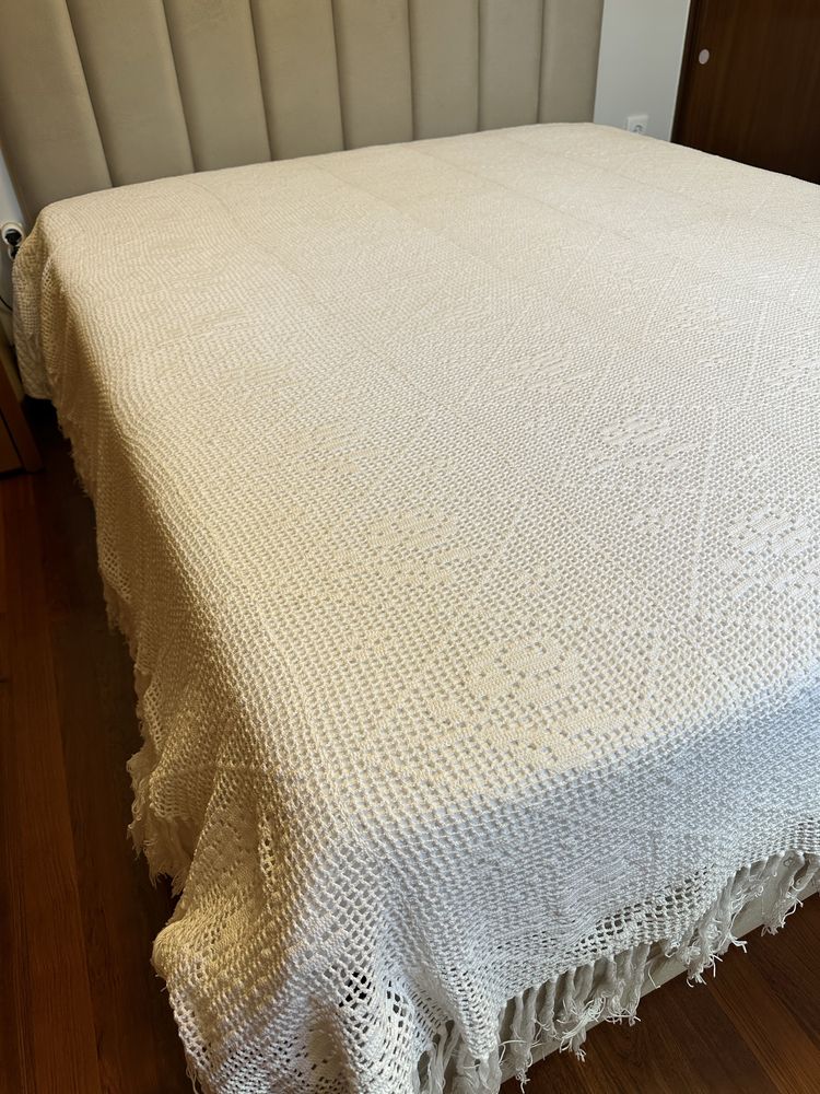 Colcha de crochê