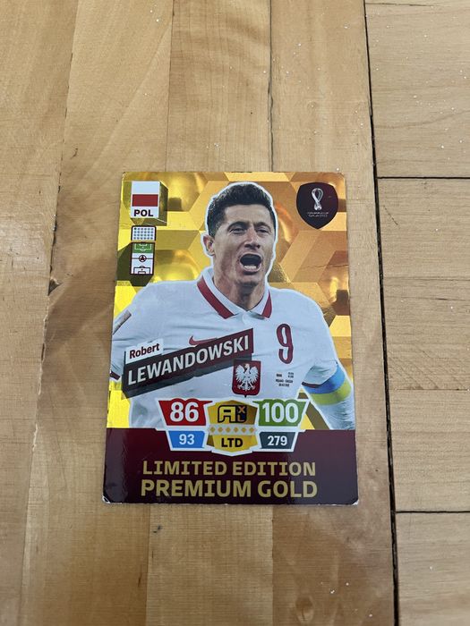 Karta piłkarska FIFA 365 WORLD CUP ,limited edition premium gold