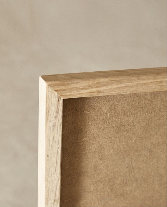 Moldura de Madeira de Carvalho Kassl Editions Zara Home NOVO