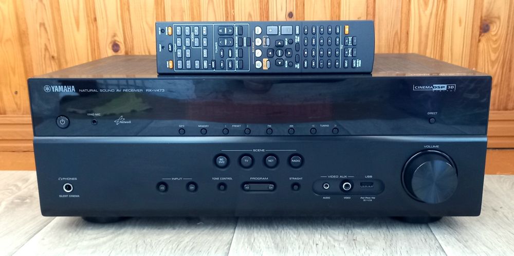 Yamaha RX-V473 5.1×110w HDMI/4K/3D/ARC/DLNA/AirPlay/NetRadio/USB/4-8om