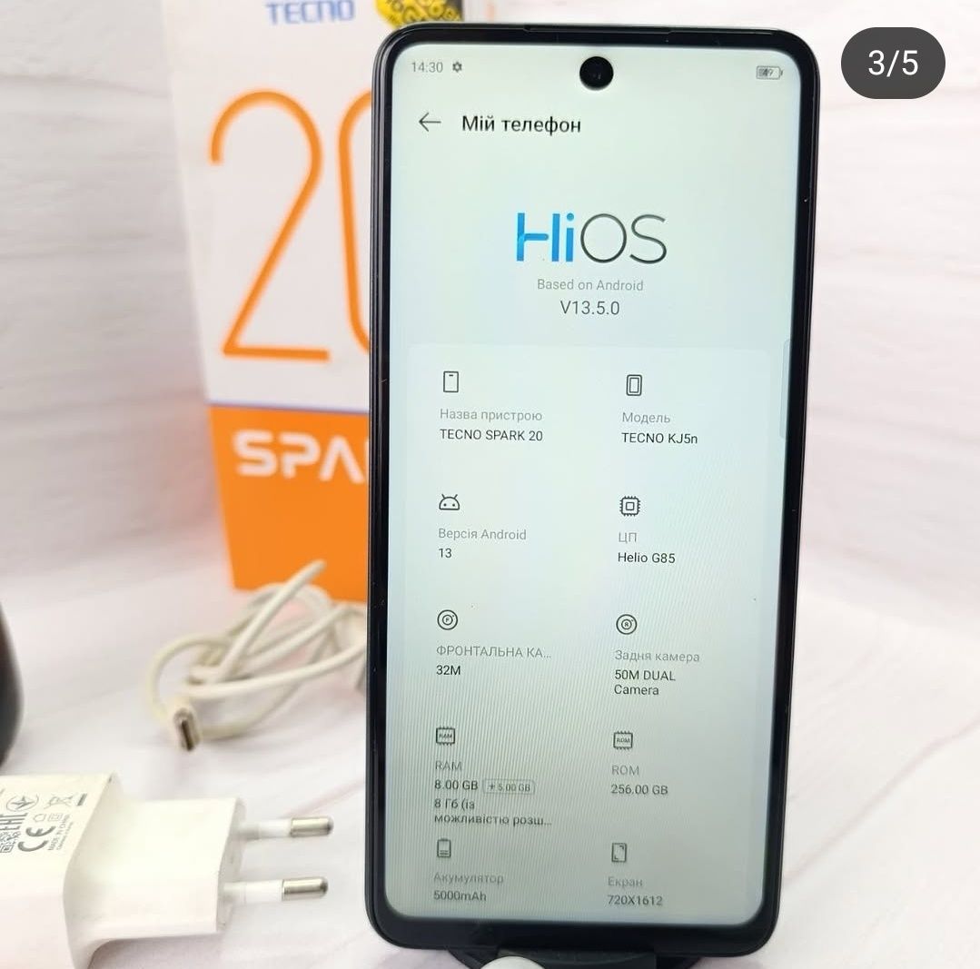 Продам телефон Tecno Spark 20 8+8/256Gb NFC в гарному стані