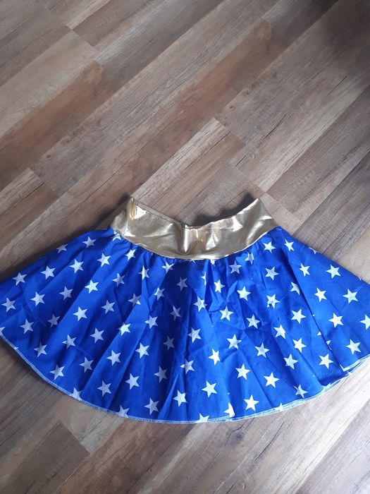 Przebranie Wonder Woman 152 spódnica Marvel niebieska bal