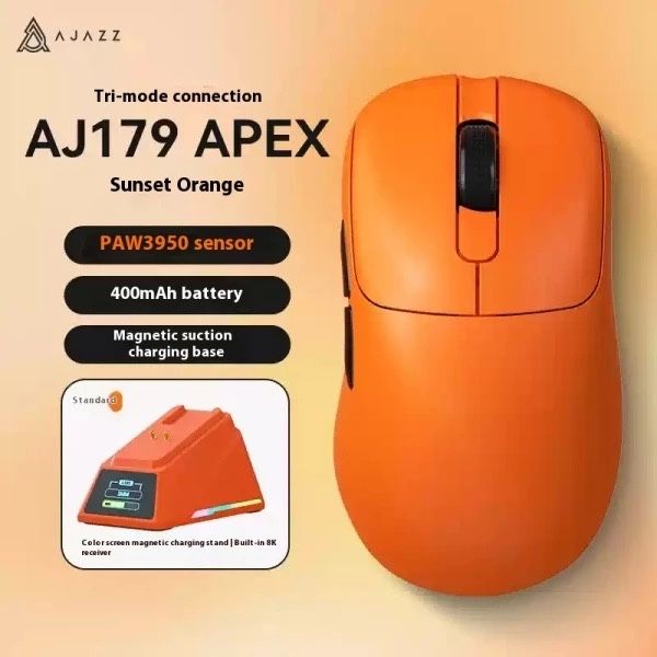 AJAZZ AJ179 Apex Беспроводная трехрежимная игровая мышь PAW3395