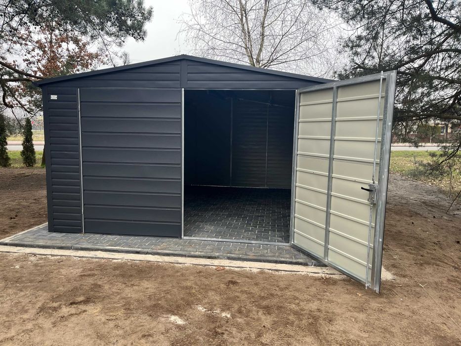 Garaż blaszany 4x6 Profil