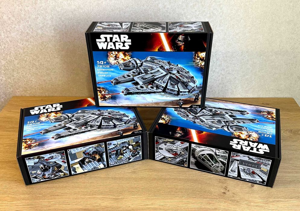 ‼️В КОРОБЦІ‼️Конструктор LEGO StarWars Millennium Falcon 75105
