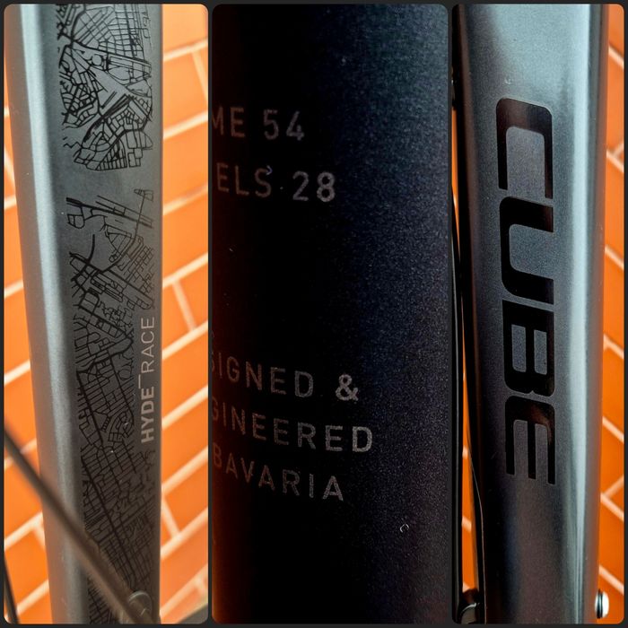 Cube Hyde Race Pasek Gates Alfine 8 Miejski Męski