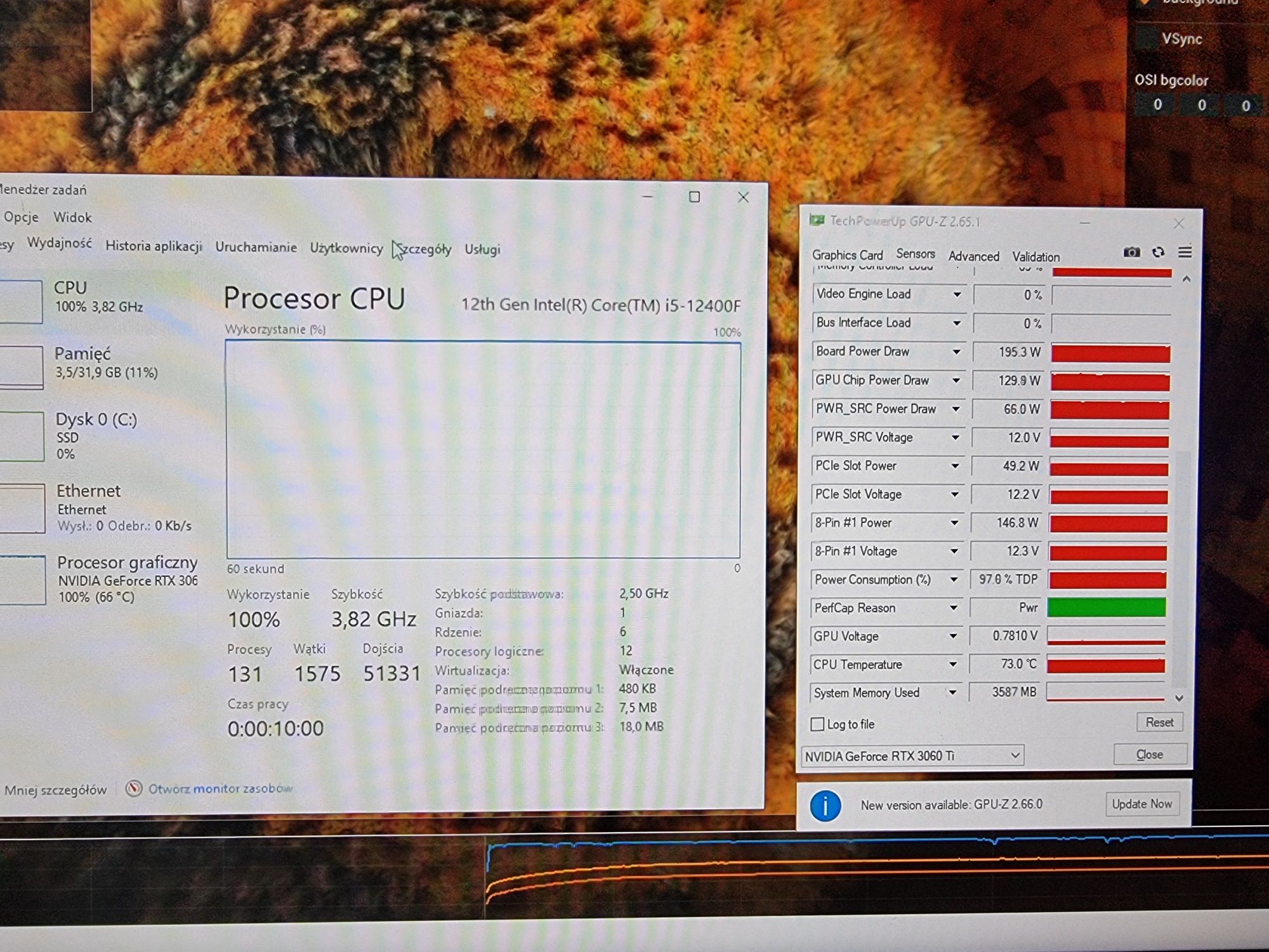 Komputer i5 12400F RTX 3060TI