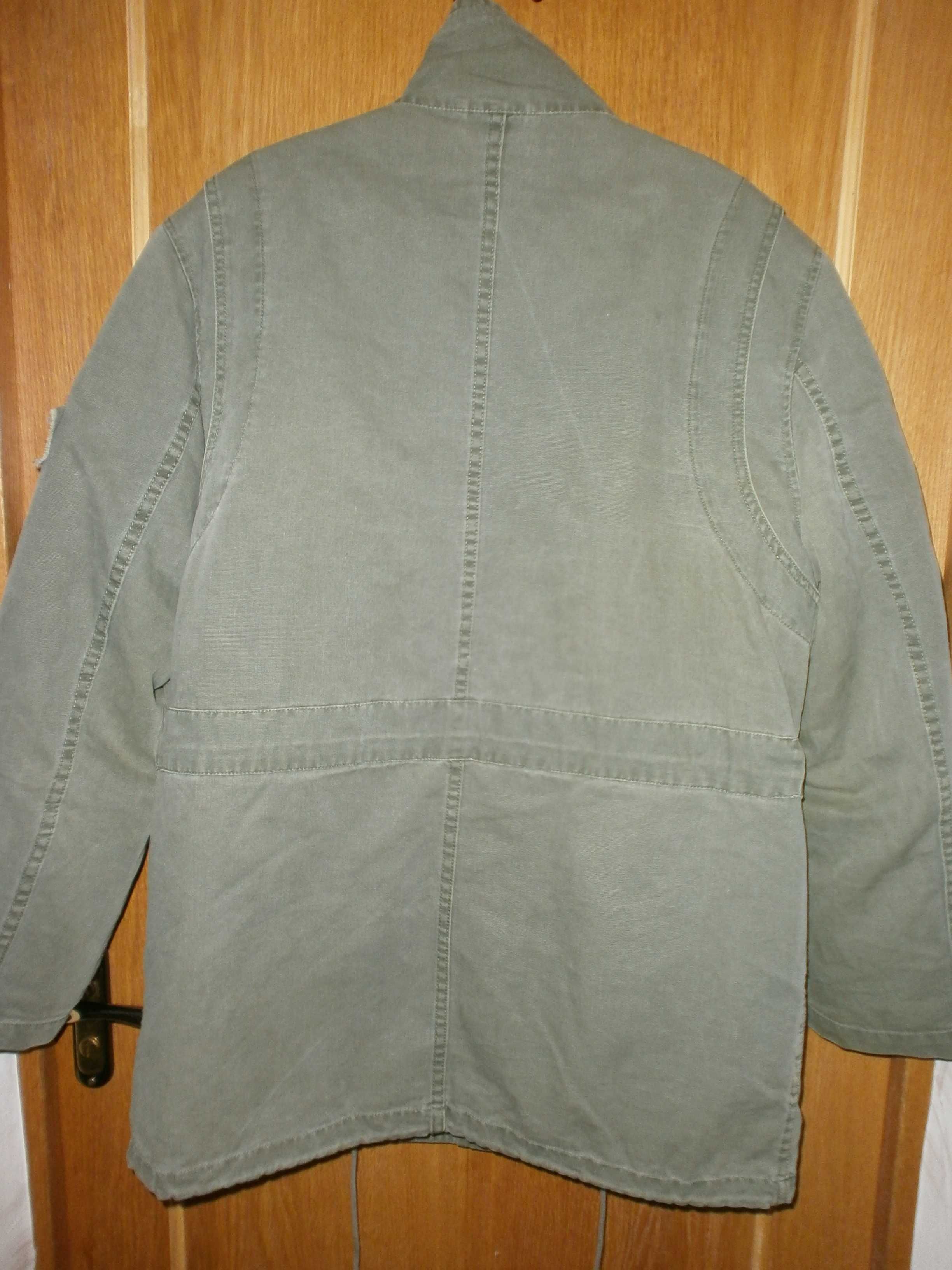 Куртка милитари IDpdt, олива, разм. L, наш 54. ПОГ-62 см. С подстёжкой