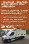 transport w Lublinie – z windą! Meble, Ikea, graty!