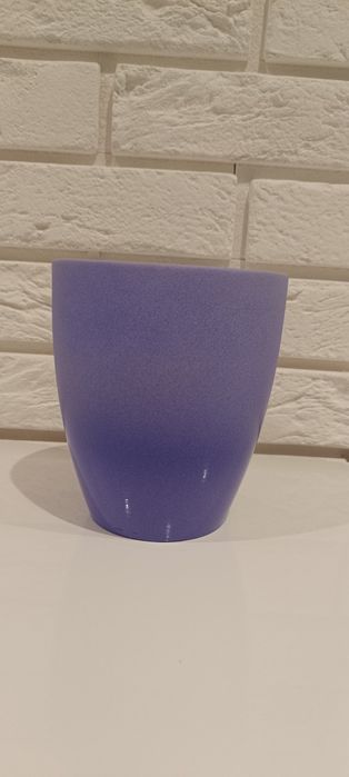 Doniczka osłonka filoetowa