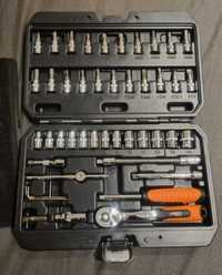 Neo-Tools Zestaw kluczy nasadowych 1/4" 46szt (08-660)