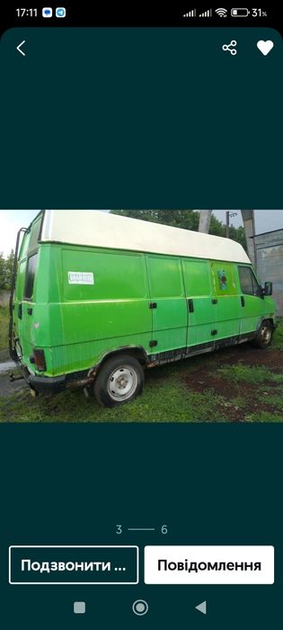 Фиат Дукато 1993 рік 2.5 D