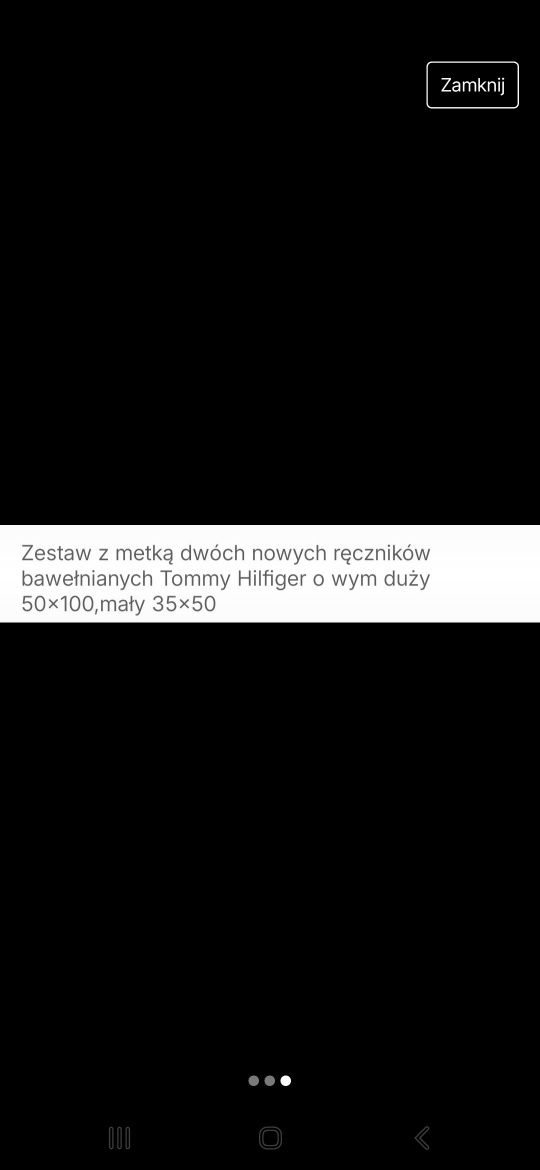 Ręczniki tommy hilfiger