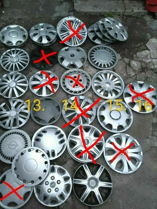 Колпаки б/у и новые,одиночки,комплект,пары