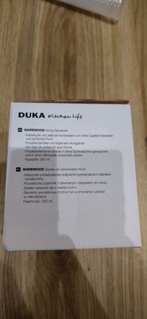 Zestaw do serwowania miodu DUKA