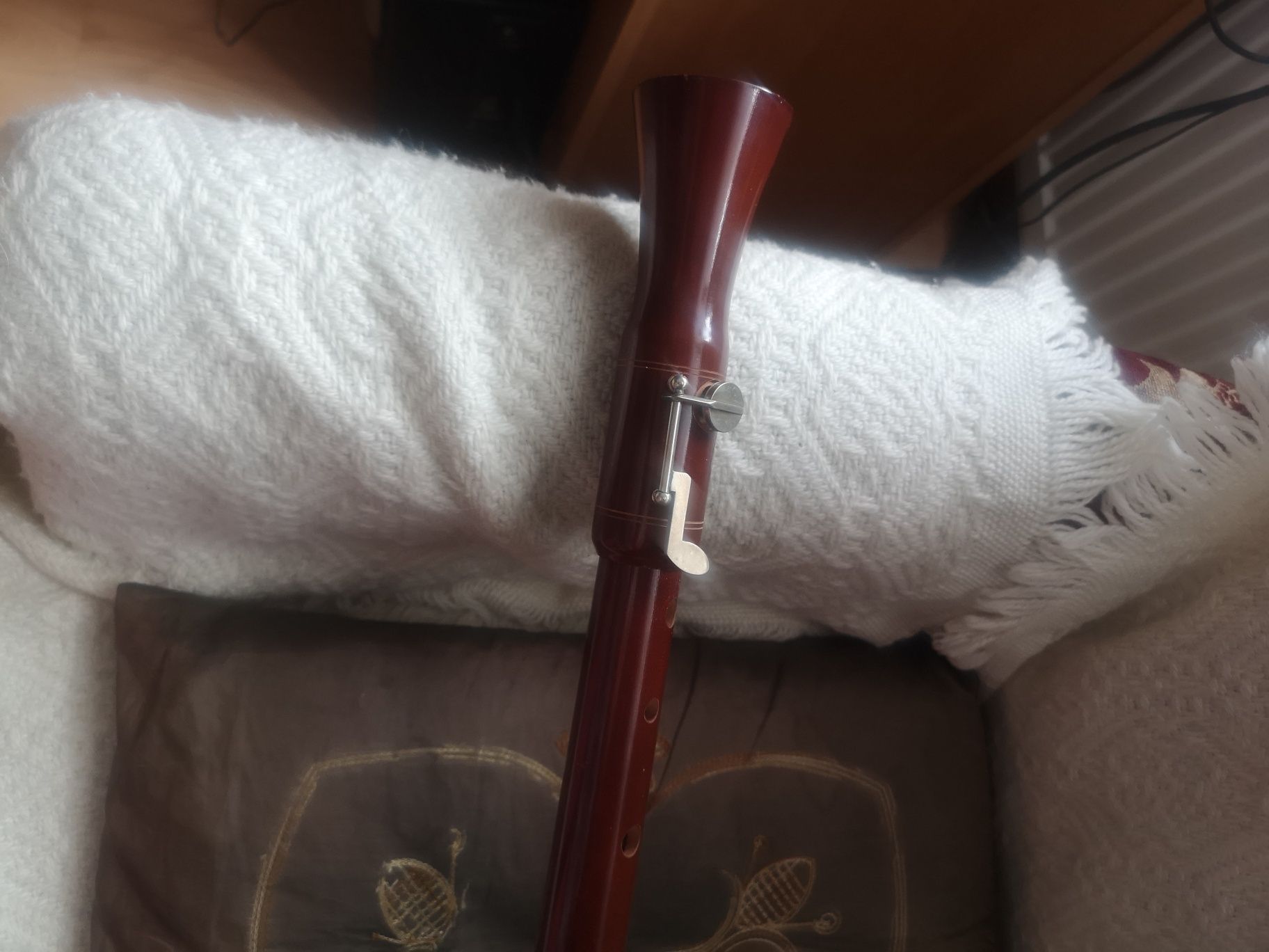 Flet prosty drewniany 3 częściowy tenorowy firmy Echte Herrnsdorf
