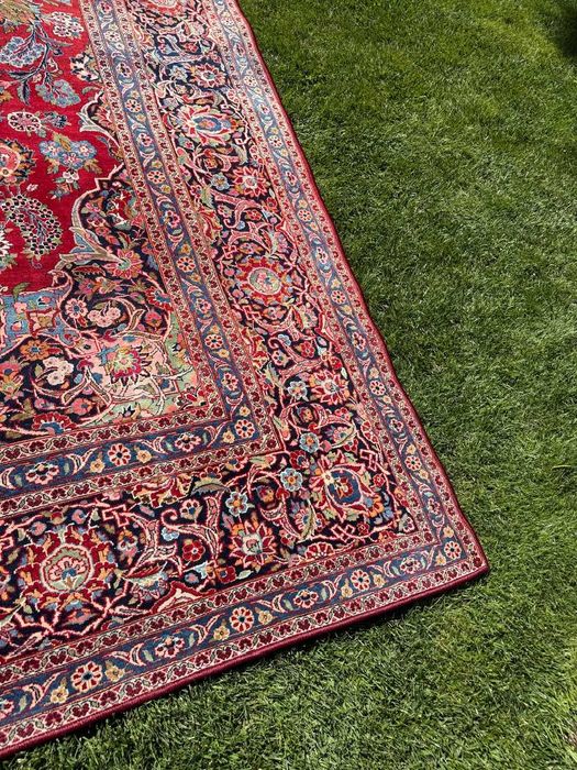 Vintage Dywan Perski R.Tkany Kaszmirowy Iran Keshan 360x260 gal.16 tyś