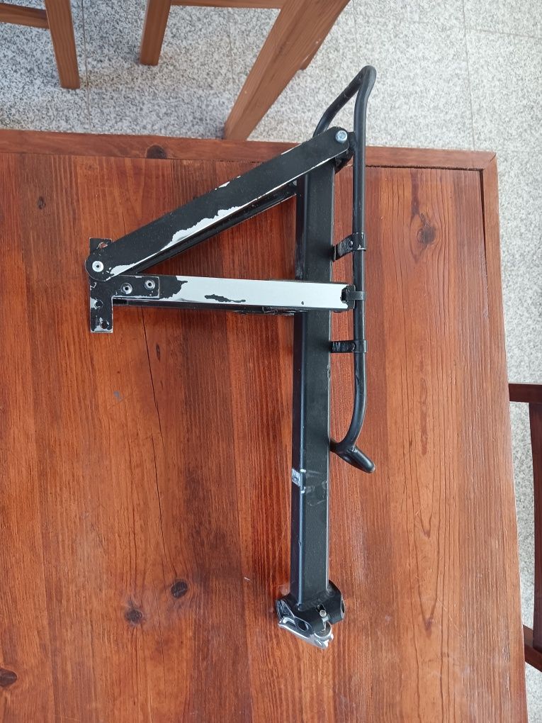 Suporte alforges bicicleta