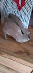 Botki na szpilce carini peep toe