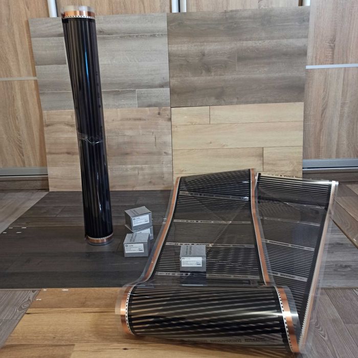 Безпечна нагрівальна плівка для теплої підлоги - 0,25 м.кв. комплект