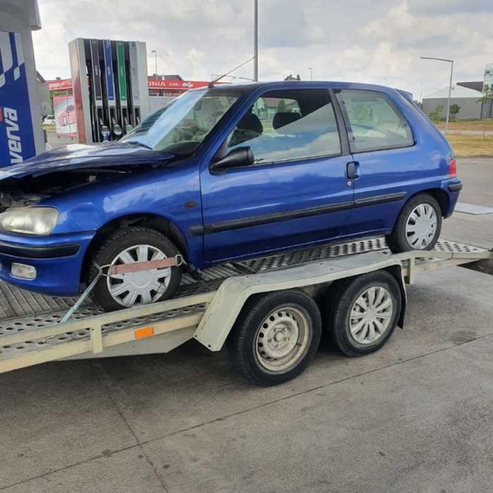 Peugeot 106 po lift 1.1 benzyna  na części kolor niebieski metalik