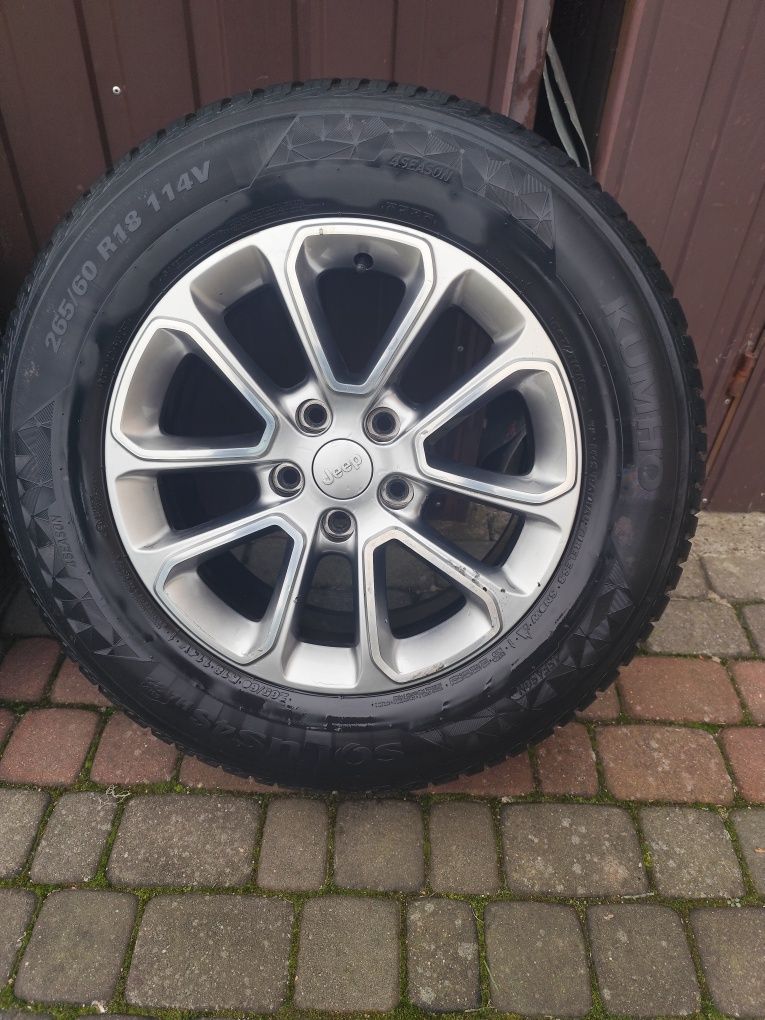 Koła 18" 5x127  Kumho 265/60/R18 Jeep Fiat Dodge Chrysle 2022 wielosez