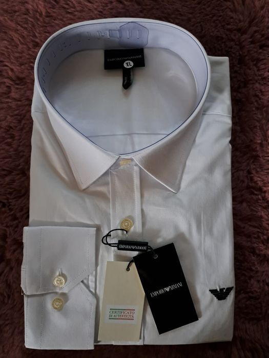 Koszula męska biała Armani rozmiar XL