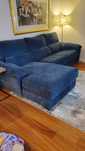 Comfortable 3-seater sofa with chaise
