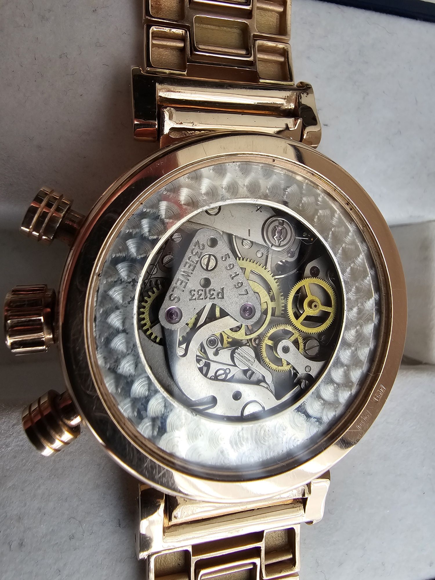 Золотые часы "Золотая Эра" с золотым браслетом