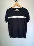 Męski t-shirt/koszulka Calvin Klein KM0KM00760 - rozmiar M, granatowy