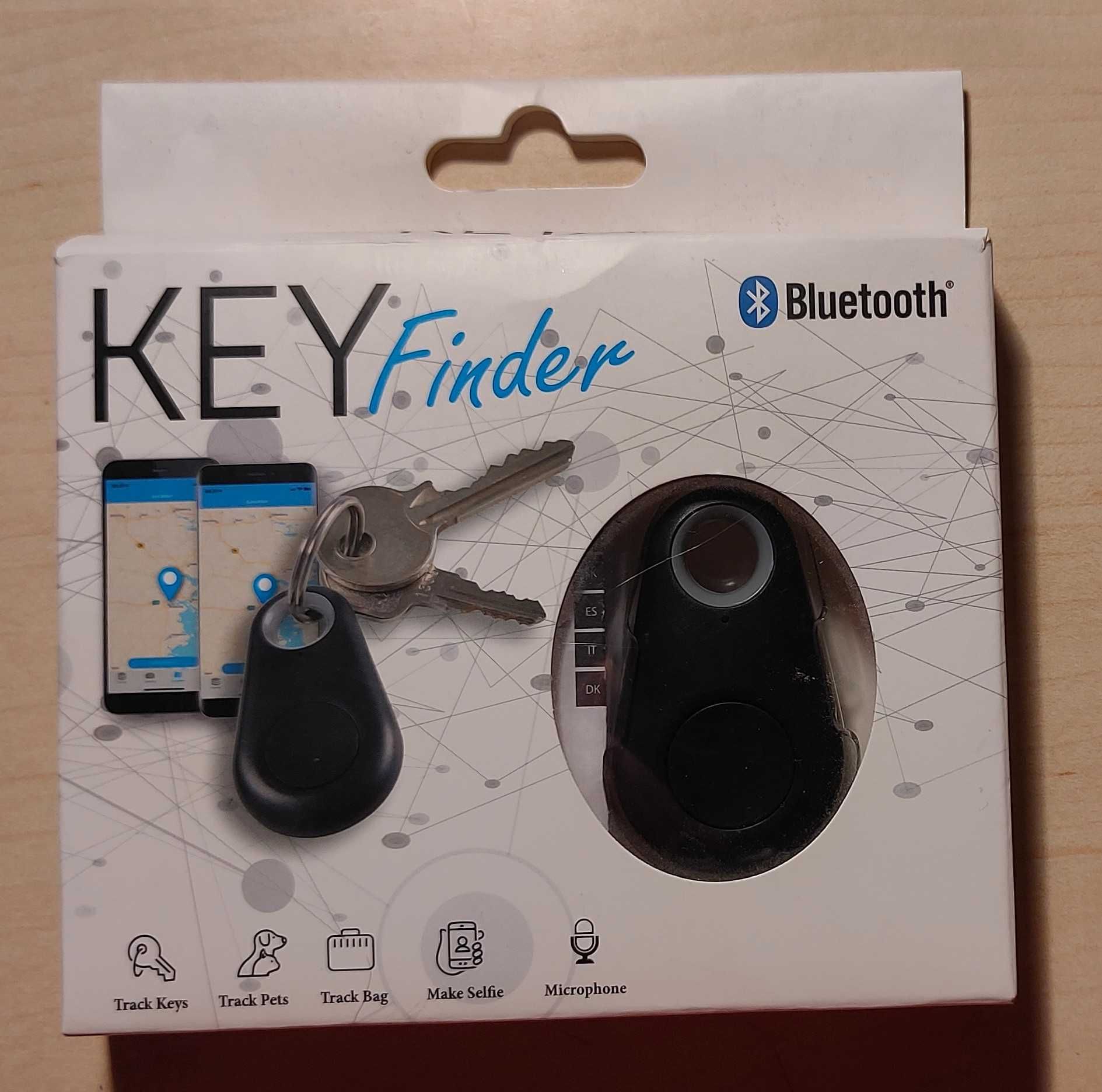 Brelok Lokalizator Kluczy Bluetooth GPS Key Finder