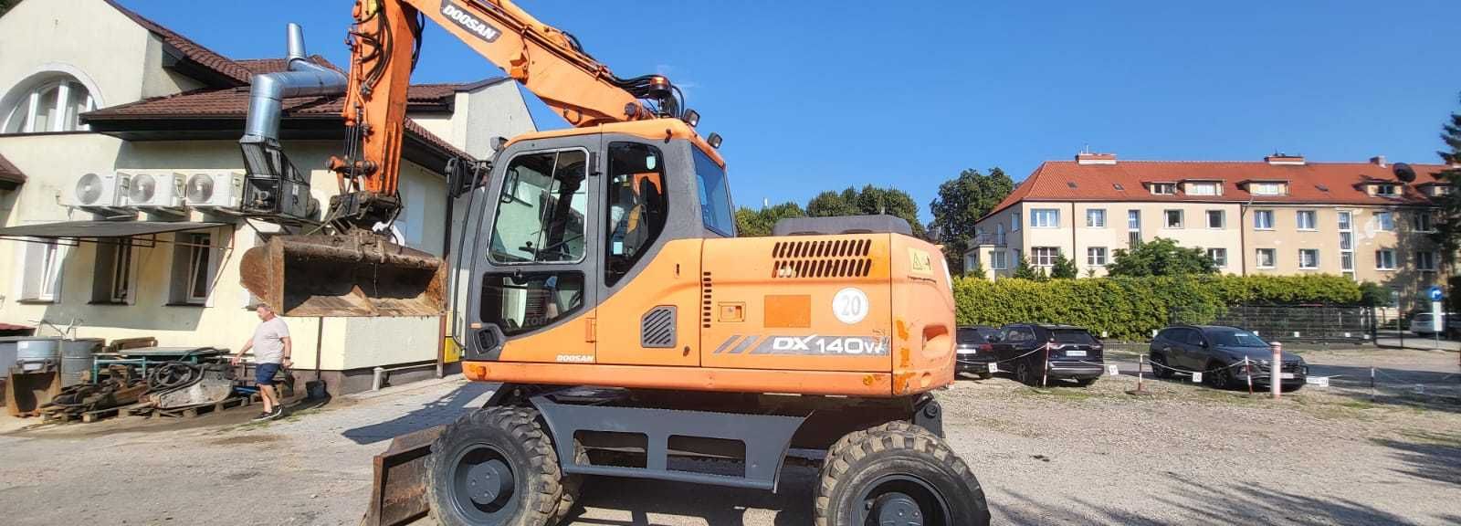 Koparka kołowa Doosan DX140W, Rok 2012