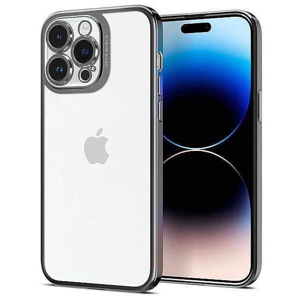 Spigen Optik Crystal Iphone 14 Pro Chrome Grey