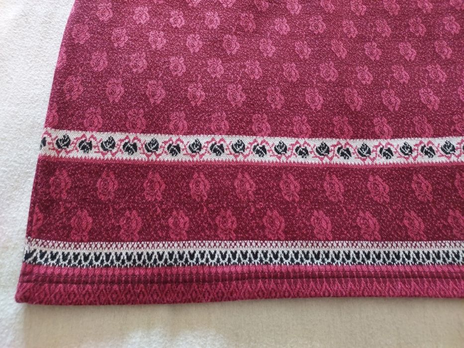 Mini-saia Bordeaux Estampada