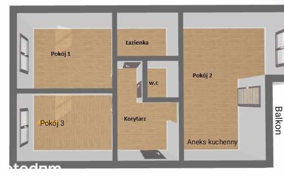 Mieszkanie 55,5 m2