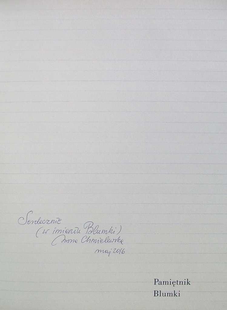 Pamiętnik Blumki - Iwona Chmielewska AUTOGRAF