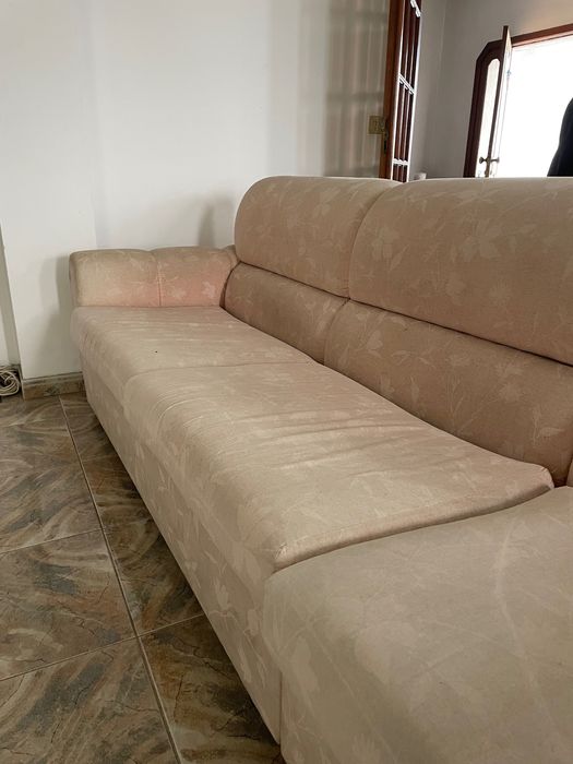 Sofá Creme 260x90cm