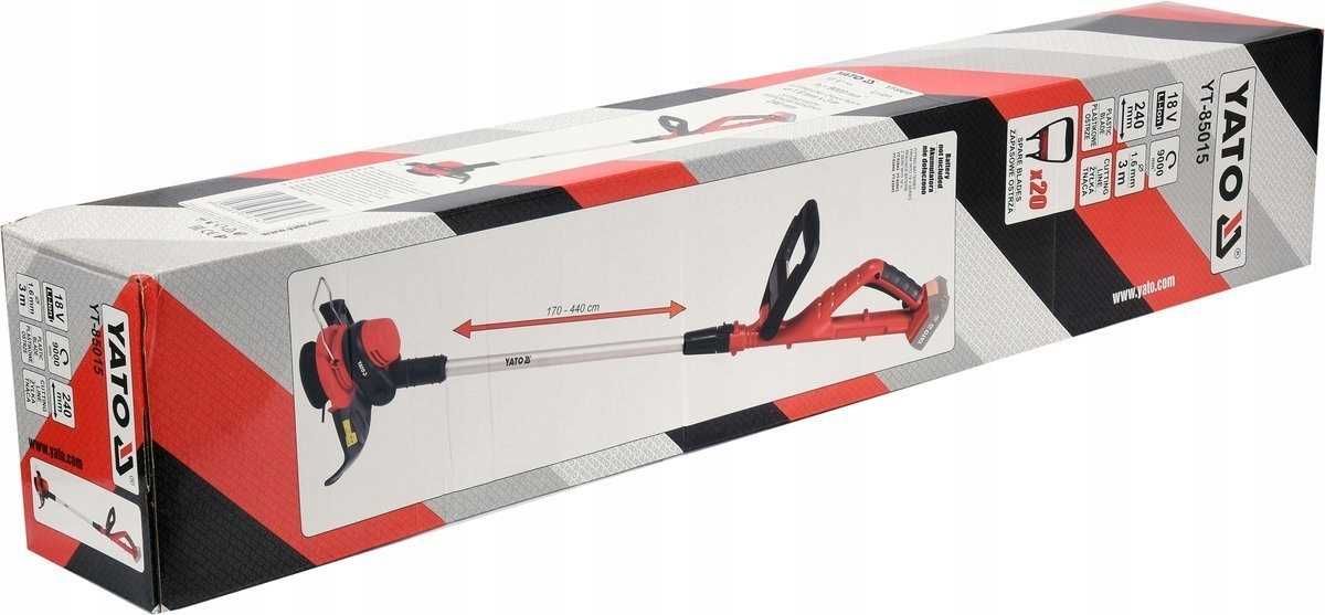 Podkaszarka akumulatorowa YATO 2w1 18V teleskopowa bez akumulatora