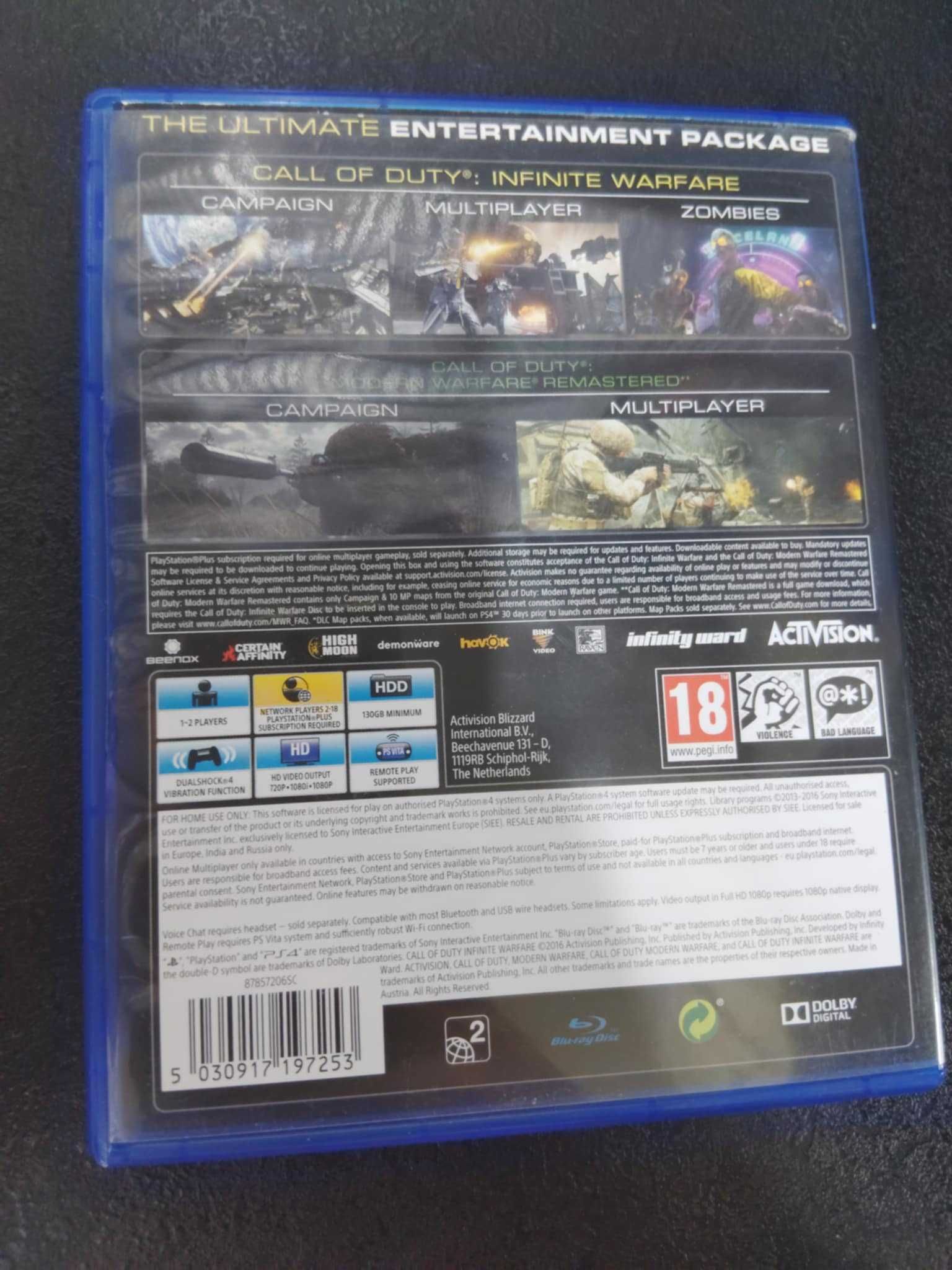 Call of Duty: Infinite Warfare PS4 gra tylko po Angielsku, gra COD IW