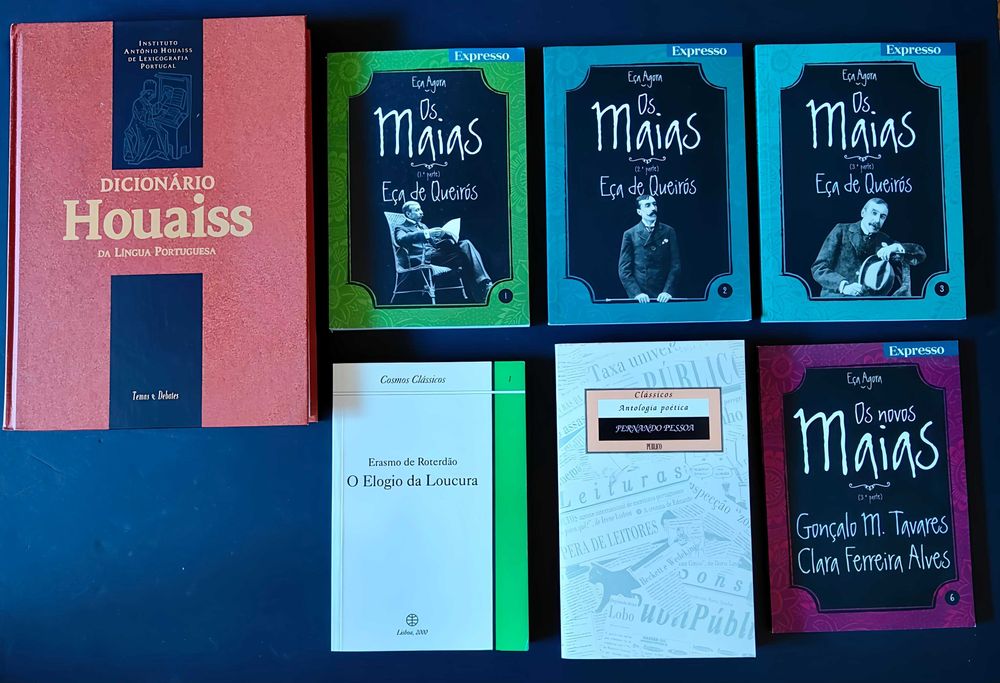 48 livros, vários temas. Lote 25€.